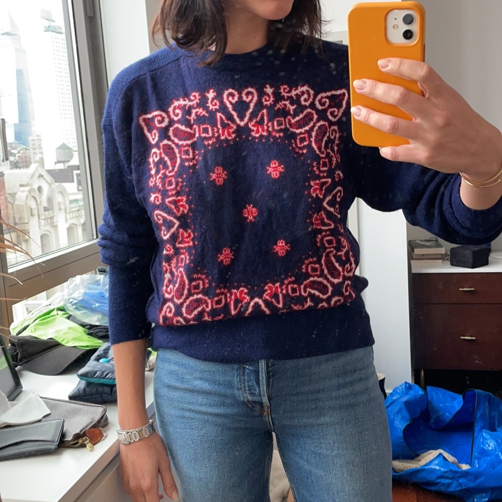 Scotch & Soda bandana wool sweater